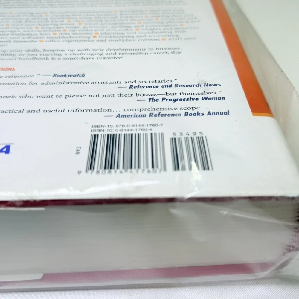 Administrative Assistant's and Secretary's Handbook Fourth Edition Hardcover NEW